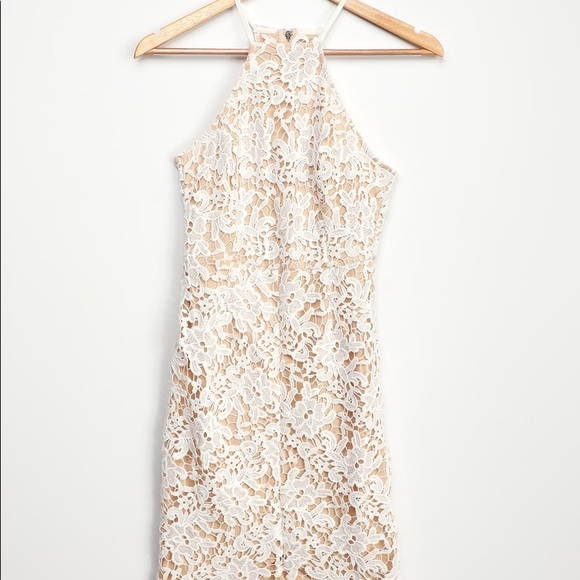 Lulus White Crochet Lace High-Low Dress - Picture 5 of 10